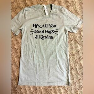 Tiger King short sleeve Tee hey all you cats and kittens light mint